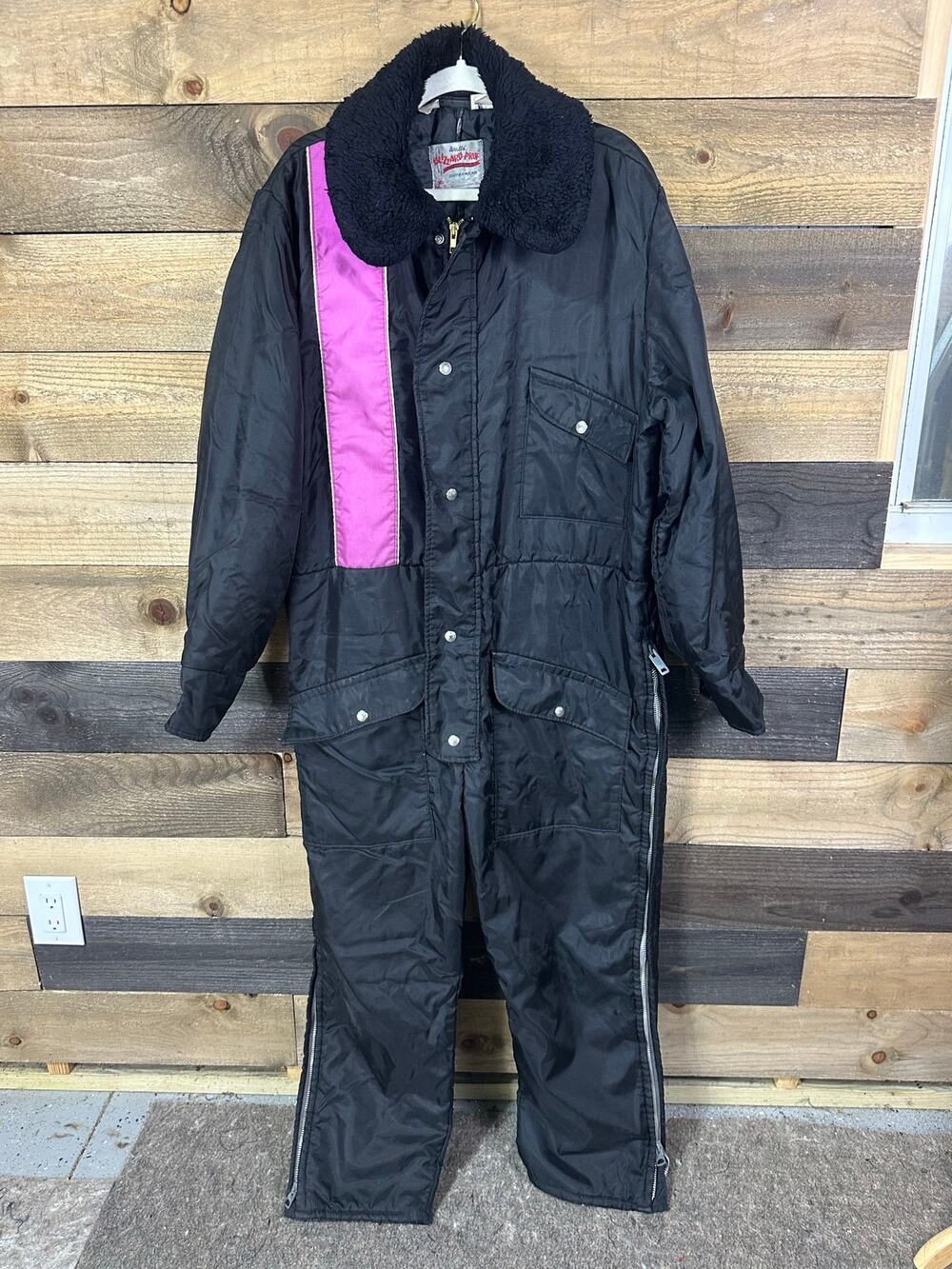 Vintage WALLS’ Blizzard Pruf Snow Ski Snowmobile Ice Fishing Suit L 42-44 Chest
